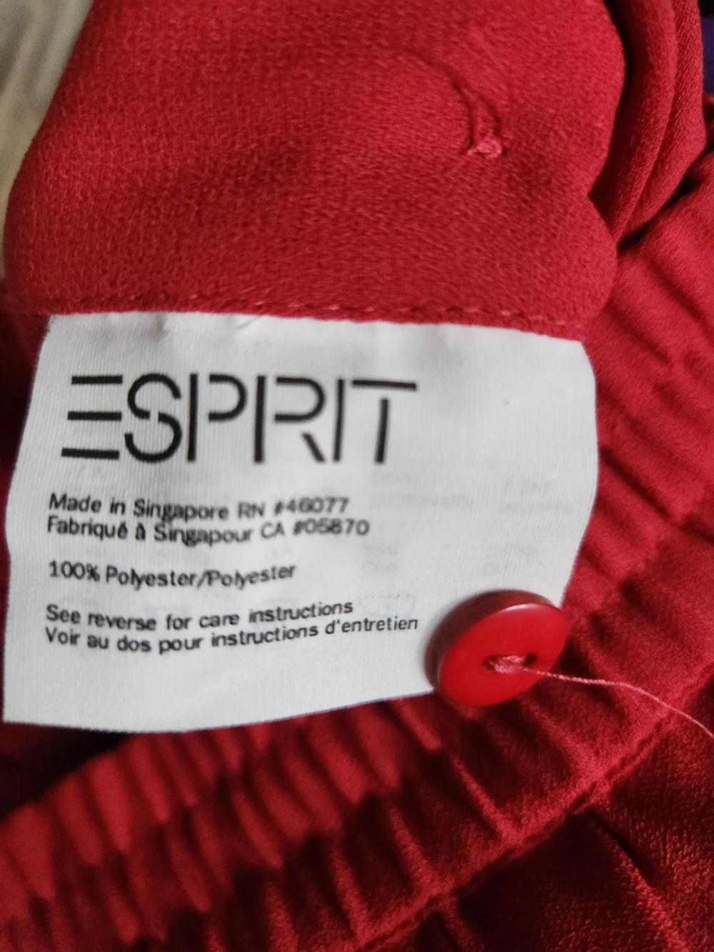 Esprit elegant pleated